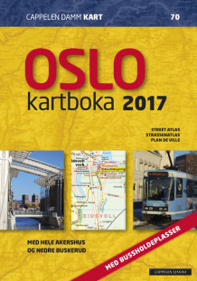 Oslokartboka 2017 av Cappelen Damm kart (Spiral)