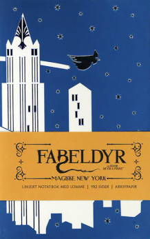Fabeldyr og hvor de er å finne: Magiske New York linjert notatbok (Innbundet)