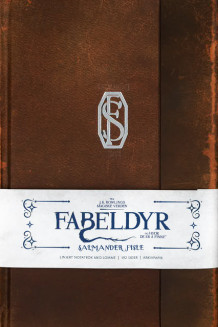 Fabeldyr og hvor de er å finne: Salmander Fisle linjert notatbok (Innbundet)