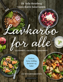 Lavkarbo for alle – 100 nye oppskrifter av Sofie Hexeberg og Gunn-Karin Sakariassen (Innbundet)
