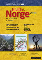 Bilatlas Norge 2018 av Cappelen Damm kart (Spiral)