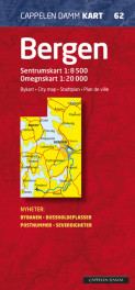 Omslag - Bergen bykart/city map