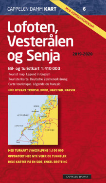 Lofoten, Vesterålen og Senja 2019-2020 (CK 6) (Kart, falset)