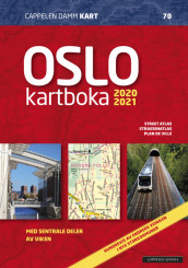 Oslokartboka 2020-2021 av Cappelen Damm kart (Spiral)
