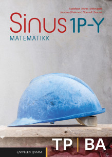 Sinus 1P-Y TP, BA (LK20) av Einar Gustafsson, Egil Reidar Osnes, Birte Vestergaard, Terje Andreas Pedersen, Robin Bjørnetun Jacobsen, Tore Oldervoll og Otto Svorstøl (Heftet)