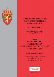 Lov om offentlige anskaffelser (anskaffelsesloven) m/anskaffelsesforskriften (Heftet)