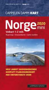 Norge mini brettet 2020/21 av Cappelen Damm kart (Kart, falset)