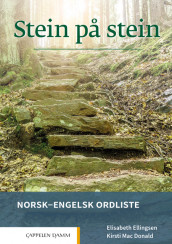 Stein på stein Norsk-engelsk ordliste av Elisabeth Ellingsen og Kirsti Mac Donald (Heftet)