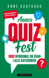 Annes Quizfest av Anne Gaathaug (Fleksibind)