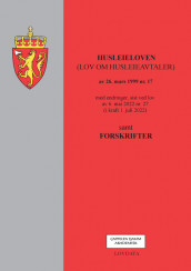 Husleieloven (lov om husleieavtaler) m/forskrifter (Heftet)