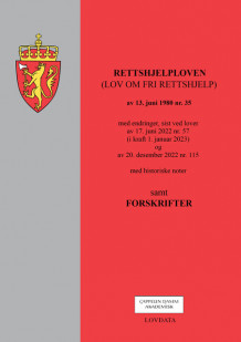 Rettshjelploven (lov om fri rettshjelp) m/forskrifter (Heftet)