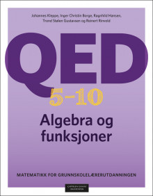 QED 5–10 Algebra og funksjoner av Johannes Kleppe, Inger Christin Borge, Ragnhild Hansen, Trond Stølen Gustavsen og Reinert A. Rinvold (Fleksibind)