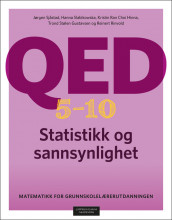QED 5–10 Statistikk og sannsynlighet av Trond Stølen Gustavsen, Kristin Ran Choi Hinna, Reinert A. Rinvold, Jørgen Sjåstad og Hanna Slabikowska (Fleksibind)