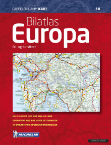 Europa bilatlas (CK 18) 2023 av Michelin (Spiral)