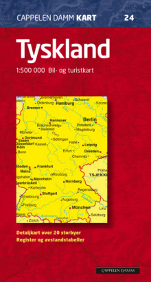 Tyskland (CK 24) av Kümmerly+Frey (Kart, falset)