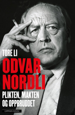 Omslag - Odvar Nordli. En biografi