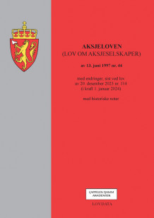 Aksjeloven (lov om aksjeselskaper) (Heftet)