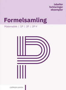 Formelsamling matematikk P (Heftet)