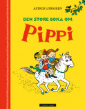 Omslag - Den store boka om Pippi