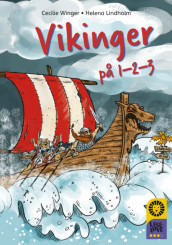 Leseløve nivå 3 - Vikinger på 1-2-3 av Cecilie Winger (Innbundet)