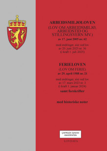 Arbeidsmiljøloven og ferieloven (Heftet)