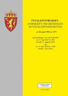 Påtaleinstruksen (forskrift om ordningen av påtalemydingheten) (Heftet)