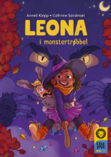 Omslag - Leseløve nivå 2 - Leona i monstertrøbbel