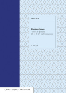 Konkursloven av Ernst Arvid Moe (Innbundet)