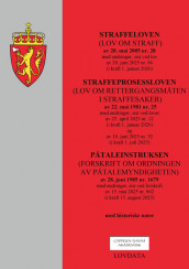 Straffeloven, straffeprosessloven og påtaleinstruksen (samleutgave) (Spiral)