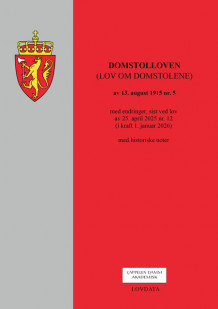 Domstolloven (lov om domstolene) (Heftet)