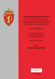 Menneskerettsloven m/konvensjoner (Heftet)