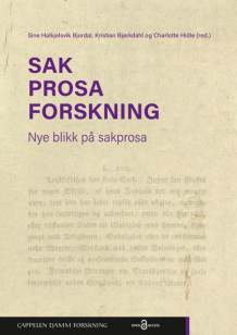 Sak. Prosa. Forskning. av Sine Halkjelsvik Bjordal, Kristian Bjørkdahl og Charlotte Hidle (Heftet)
