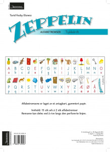 Zeppelin 1-4. Alfabetremser. Trykkskrift. Farger. Norsk for barnetrinnet av Turid Fosby Elsness (Andre varer)