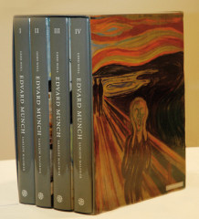 Edvard Munch Samlede malerier - Bind I-IV (komplett) av Gerd Woll (Pakke)
