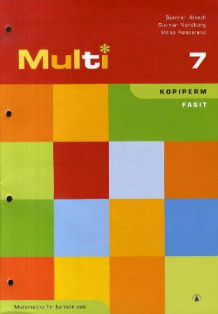 Multi 7 av Bjørnar Alseth, Gunnar Nordberg og Mona Røsseland (Heftet)