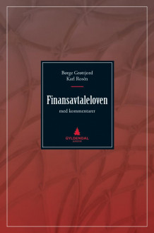 Finansavtaleloven av Børge Grøttjord og Karl Rosén (Innbundet)