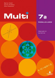 Multi 7a, 2. utgave av Bjørnar Alseth, Gunnar Nordberg og Mona Røsseland (Heftet)