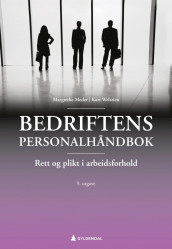 Bedriftens personalhåndbok av Margrethe Meder og Kurt Weltzien (Innbundet)