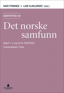 Særtrykk av Det norske samfunn av Ivar Frønes og Lise Kjølsrød (Heftet)
