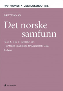 Særtrykk av Det norske samfunn (bind 1, 2 og 3) for SOS1001 av Ivar Frønes og Lise Kjølsrød (Heftet)
