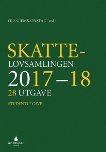 Skattelovsamlingen 2017/18 av Ole Gjems-Onstad (Innbundet)