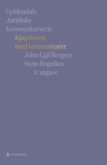 Kjøpsloven med kommentarer av John Egil Bergem og Stein Rognlien (Innbundet)