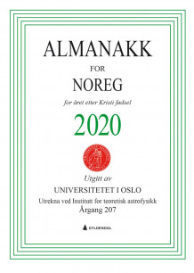 Almanakk for Noreg 2020 (Heftet)