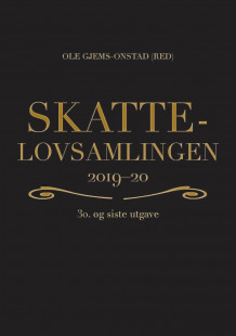 Skattelovsamlingen 2019/2020 av Ole Gjems-Onstad (Innbundet)