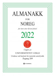 Almanakk for Noreg 2022 (Heftet)