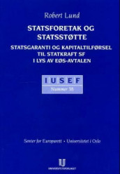 Statsforetak og statsstøtte av Robert Lund (Heftet)