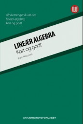 Lineær algebra av Rolf Nossum (Heftet)