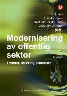 Modernisering av offentlig sektor av Tor Busch, Erik Johnsen, Kurt Klaudi Klausen og Jan Ole Vanebo (Innbundet)