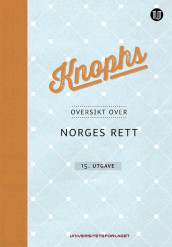 Knophs oversikt over Norges rett av Ragnar Knoph (Innbundet)