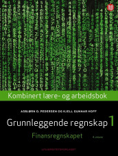 Grunnleggende regnskap 1 av Kjell Gunnar Hoff og Asbjørn O. Pedersen (Heftet)
